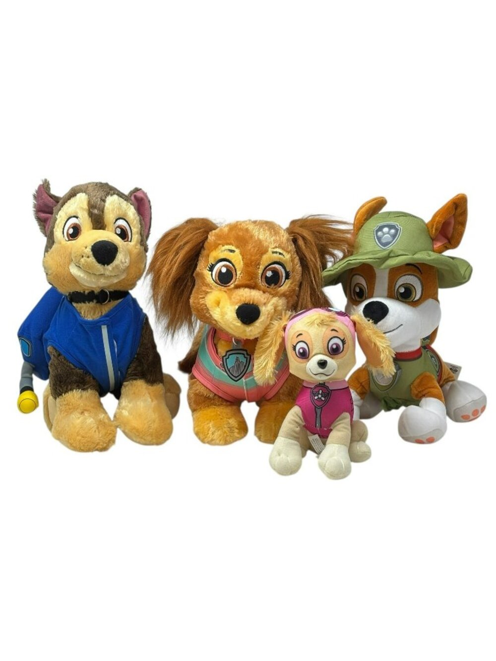 PAW PATROL Talking Plush Lot Build-A-Bear Spin Master Chase Tracker Libert